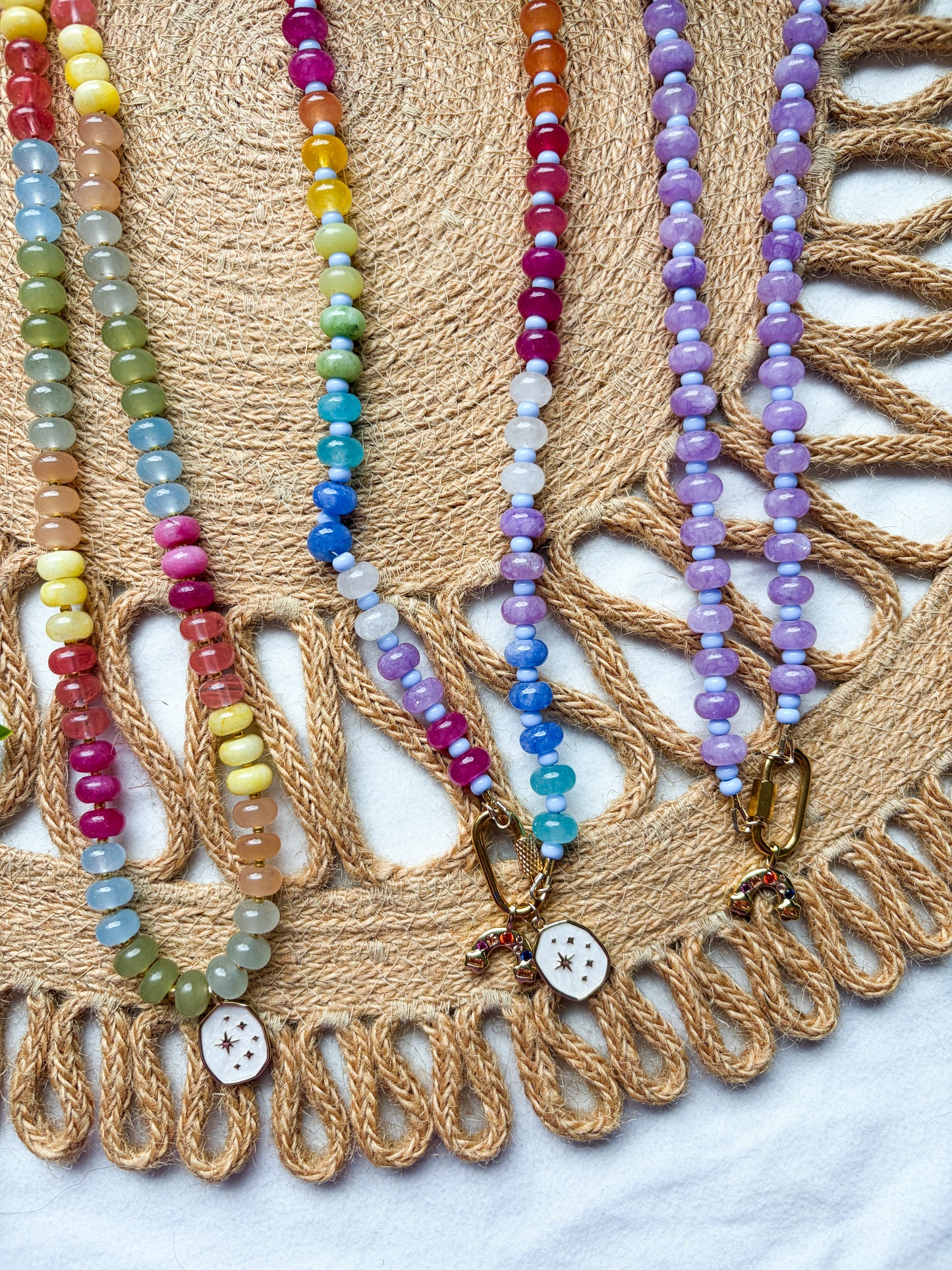 Beaded Trend Necklaces | Charm Accent | Cute Beads | Handmade Necklace