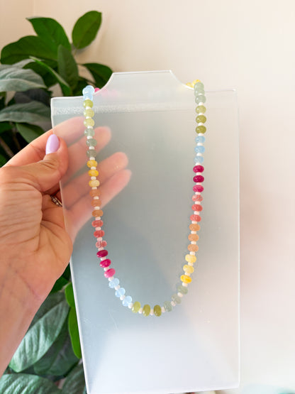 Bright Summer Beaded Necklaces | Charm Accent | Cute Beads | Handmade Necklace