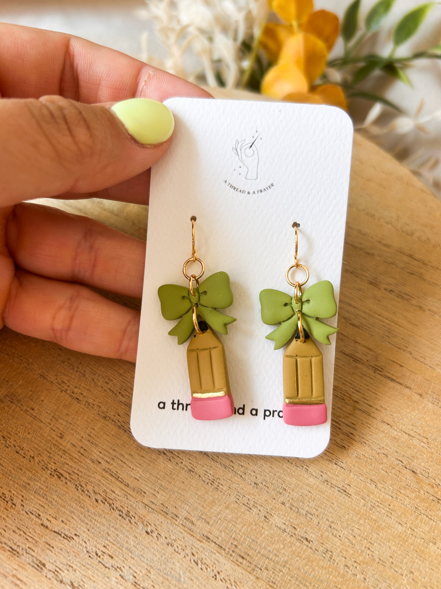 Pencils and Palettes Teacher Earrings | Back to School | Autumn | Teachers Rule!