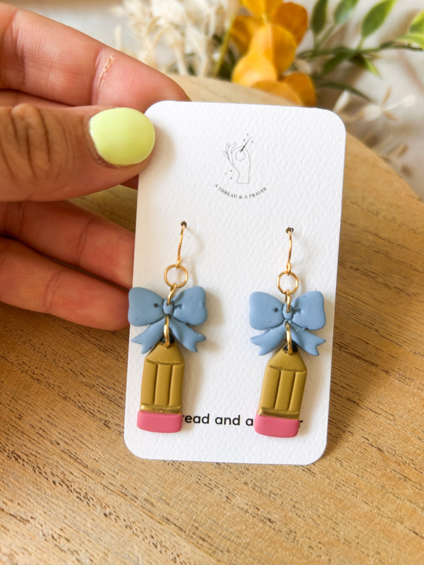 Pencils and Palettes Teacher Earrings | Back to School | Autumn | Teachers Rule!