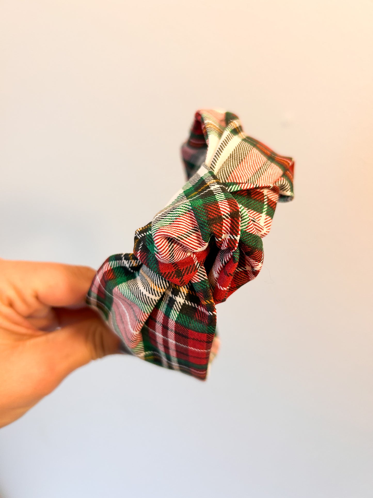 Christmas Top Knot Fabric Headbands | Cute Headband | Chunky | Winter Styles | Comfy Headbands