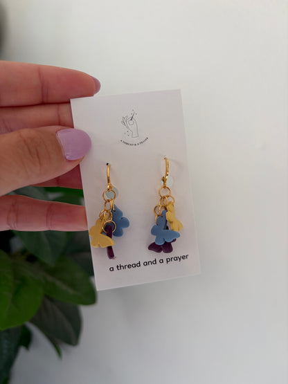 90's Kid Butterfly Earrings | Cute Colors | Retro | Butterflies | Whimsy