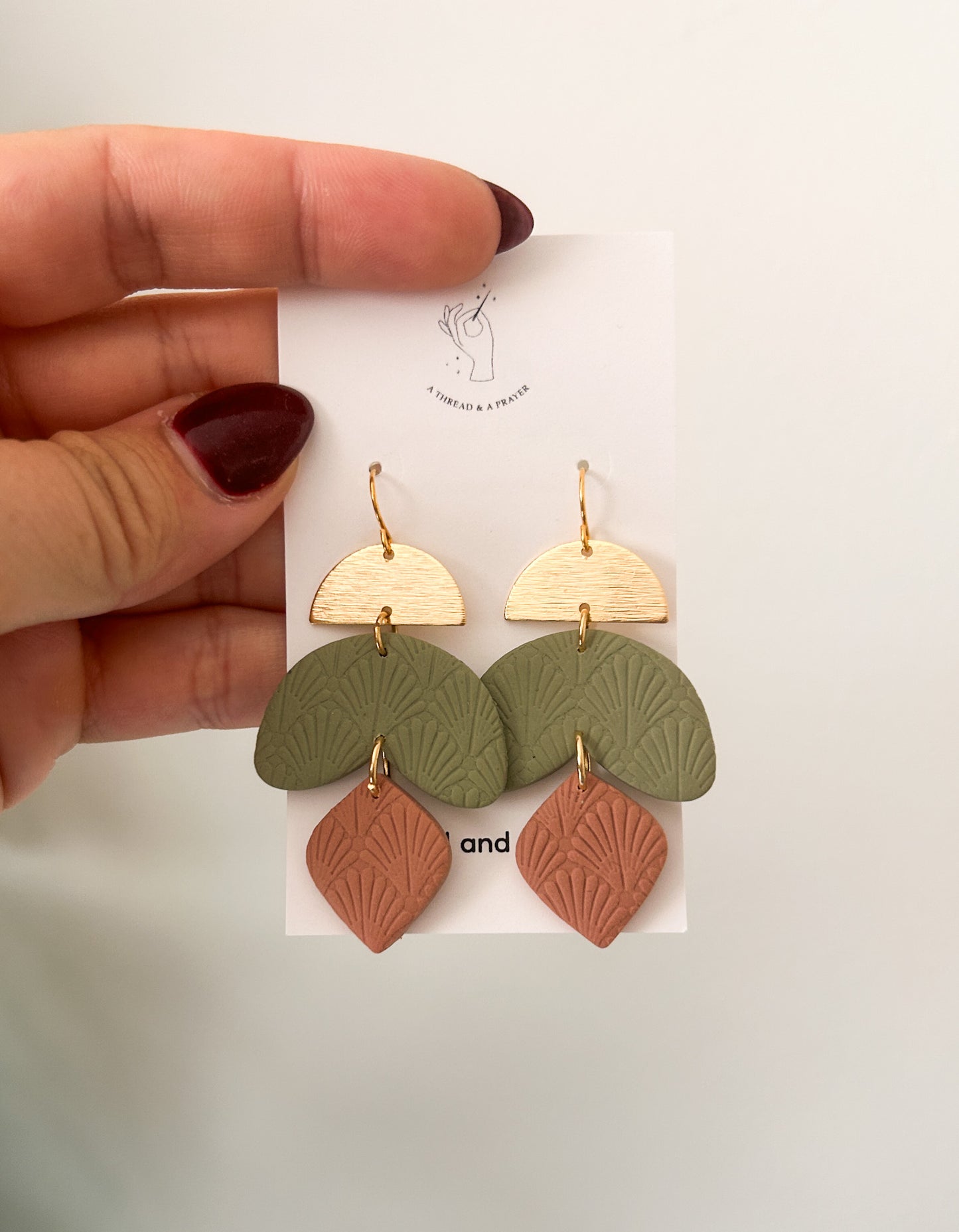 Basic but Cute Fall Earrings | Earth Tones | Clay Earrings | Autumn Styles