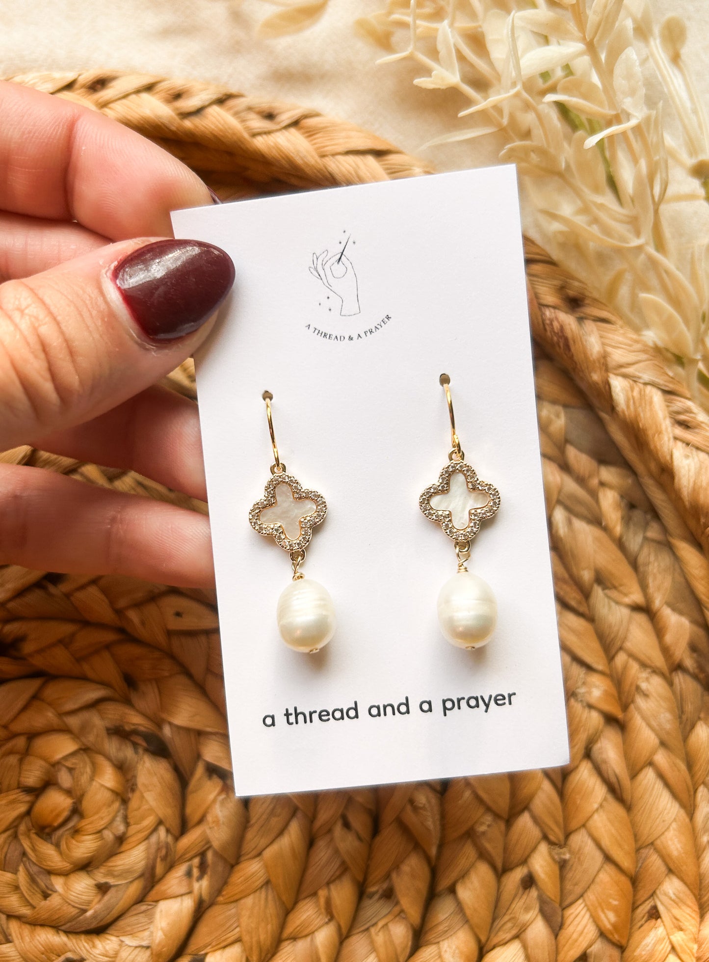 Classic Pearl Collection | Pearl Dangles | Gold | Everyday Earrings | Dainty | Lightweight | Classic
