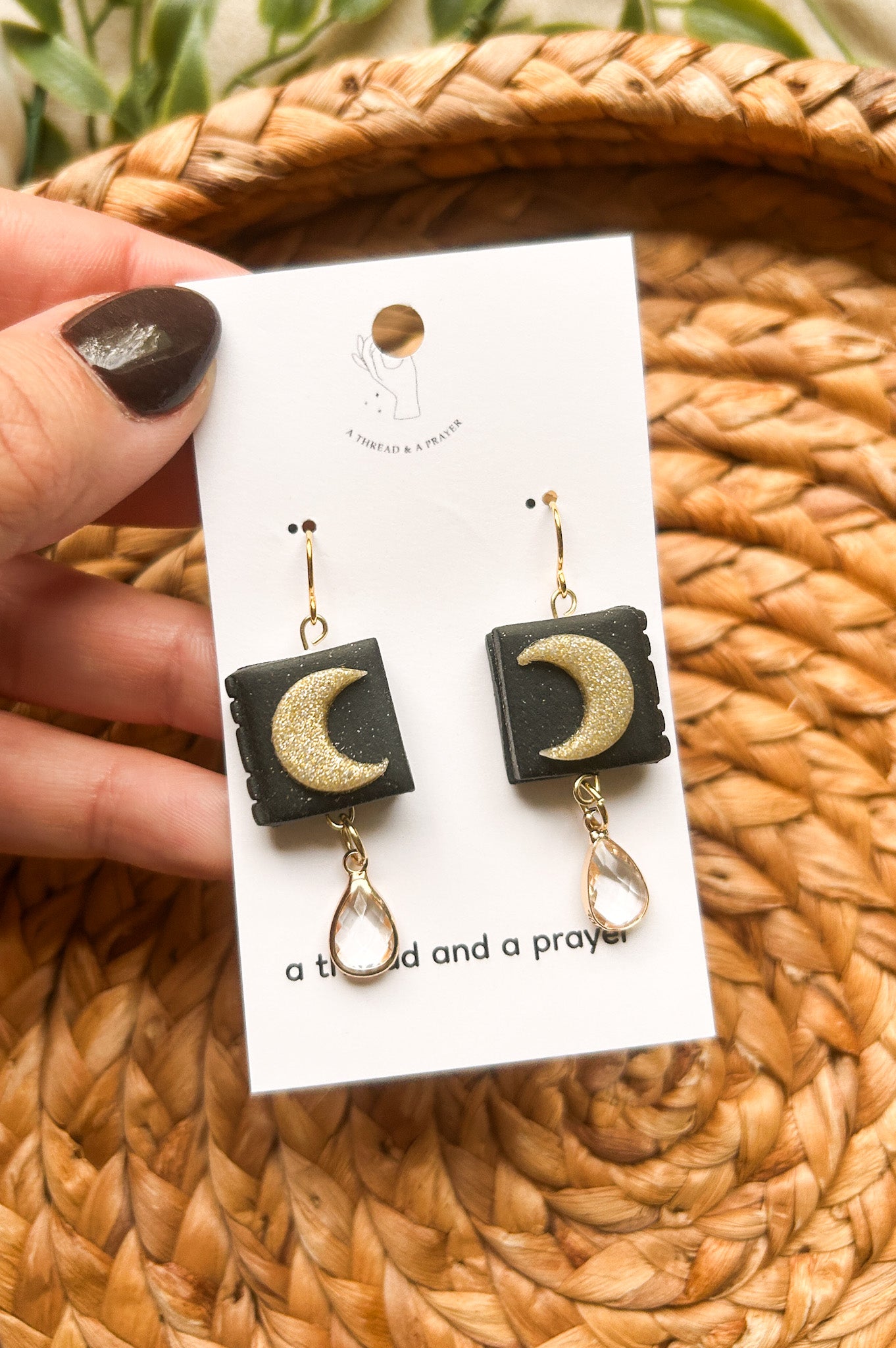 Celestial Floral Moons & Books | Spooky Season | Moon Earrings | Flower Styles | Autumn Colors | Book Styles