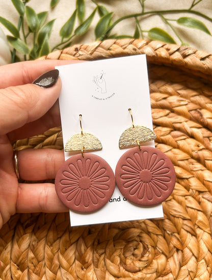 Fall Basic Earrings | Earth Tones | Clay Earrings | Autumn Styles