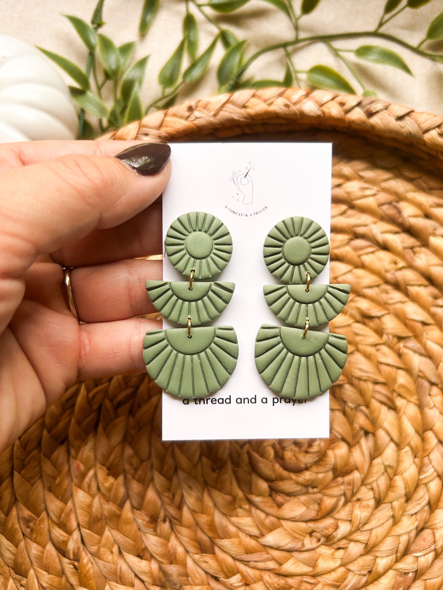 Autumn Jewel Tone Boho Earrings | Statement Earrings | Clay Earrings | Autumn Styles