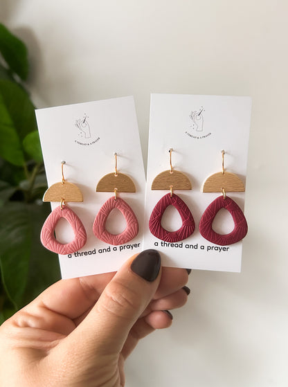 Dainty Vibes Clay Fall Earrings | Earth Tones | Clay Earrings | Autumn Styles