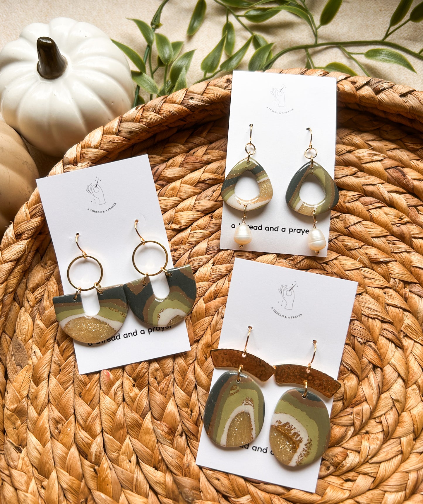 Green Faux Gemstone Earrings | Fancy Earrings | Glitter and Shine | Resin Coated Earrings | Lightweight