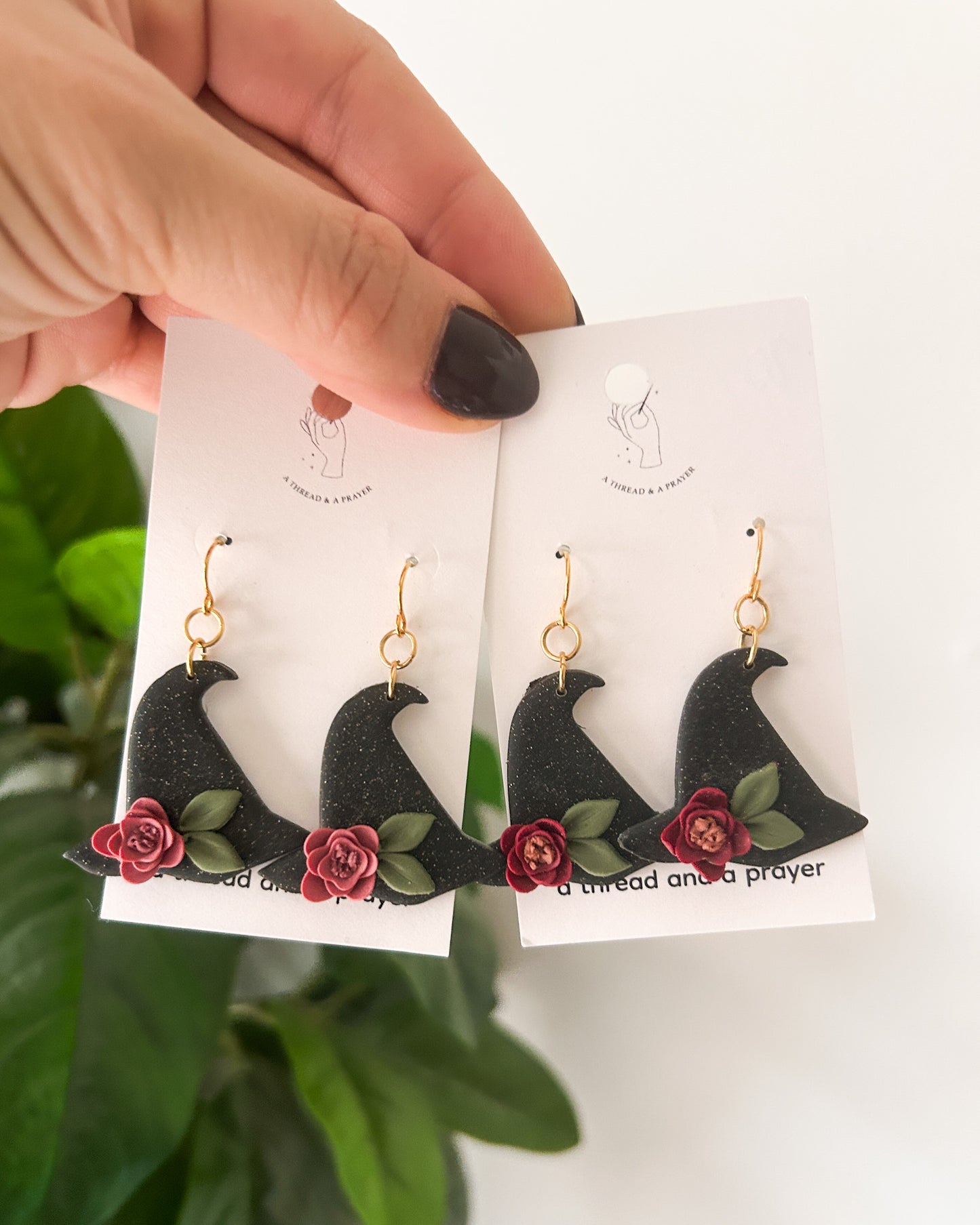 Witches Night Out | Halloween Earrings | Witch Hats | Spells and Spooky | Lightweight