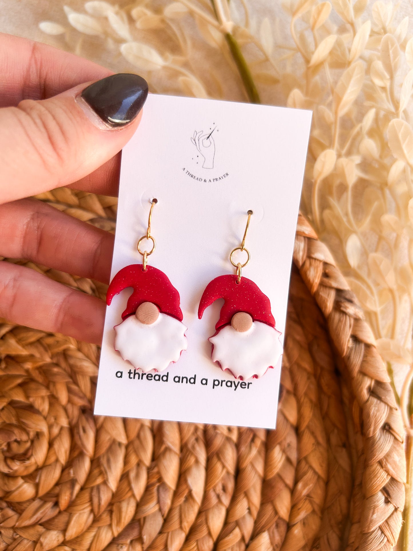 Christmas Gnome Earrings | Christmas Style | Holidays | Christmas Gifts | Funky Style
