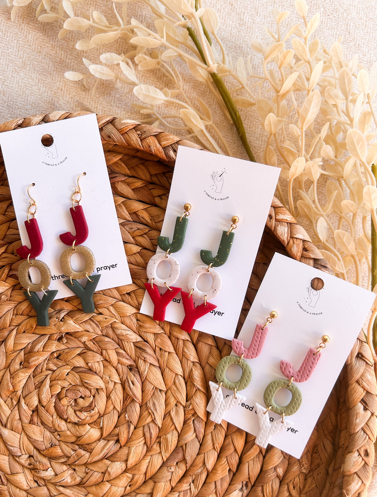 Sing JOY to the World Earrings | Holiday Style | Joyful Earrings | Christmas Style