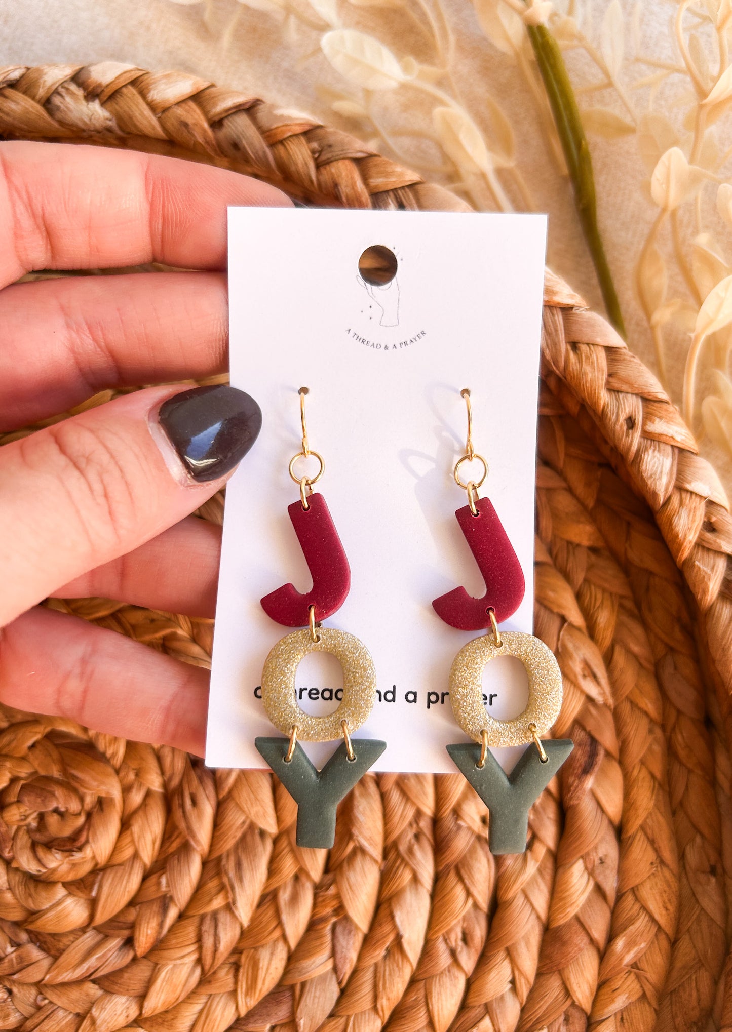 Sing JOY to the World Earrings | Holiday Style | Joyful Earrings | Christmas Style