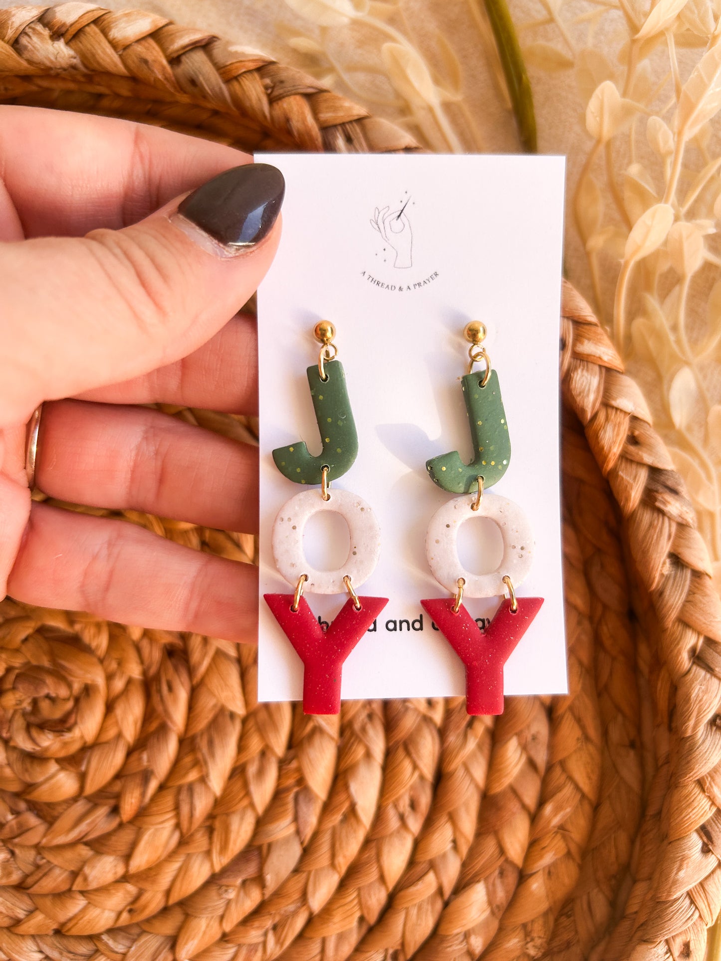 Sing JOY to the World Earrings | Holiday Style | Joyful Earrings | Christmas Style