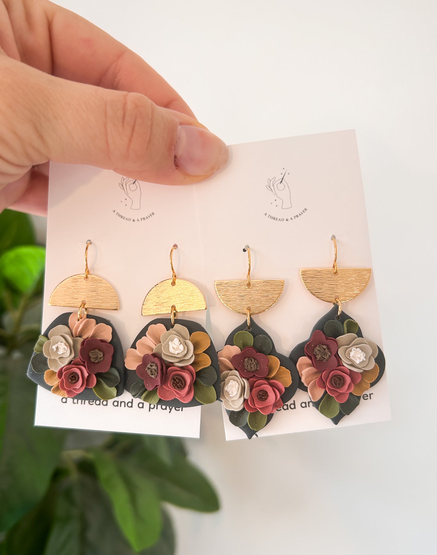 Winter Floral Earrings  | Trendy Styles | Lightweight | Flowers