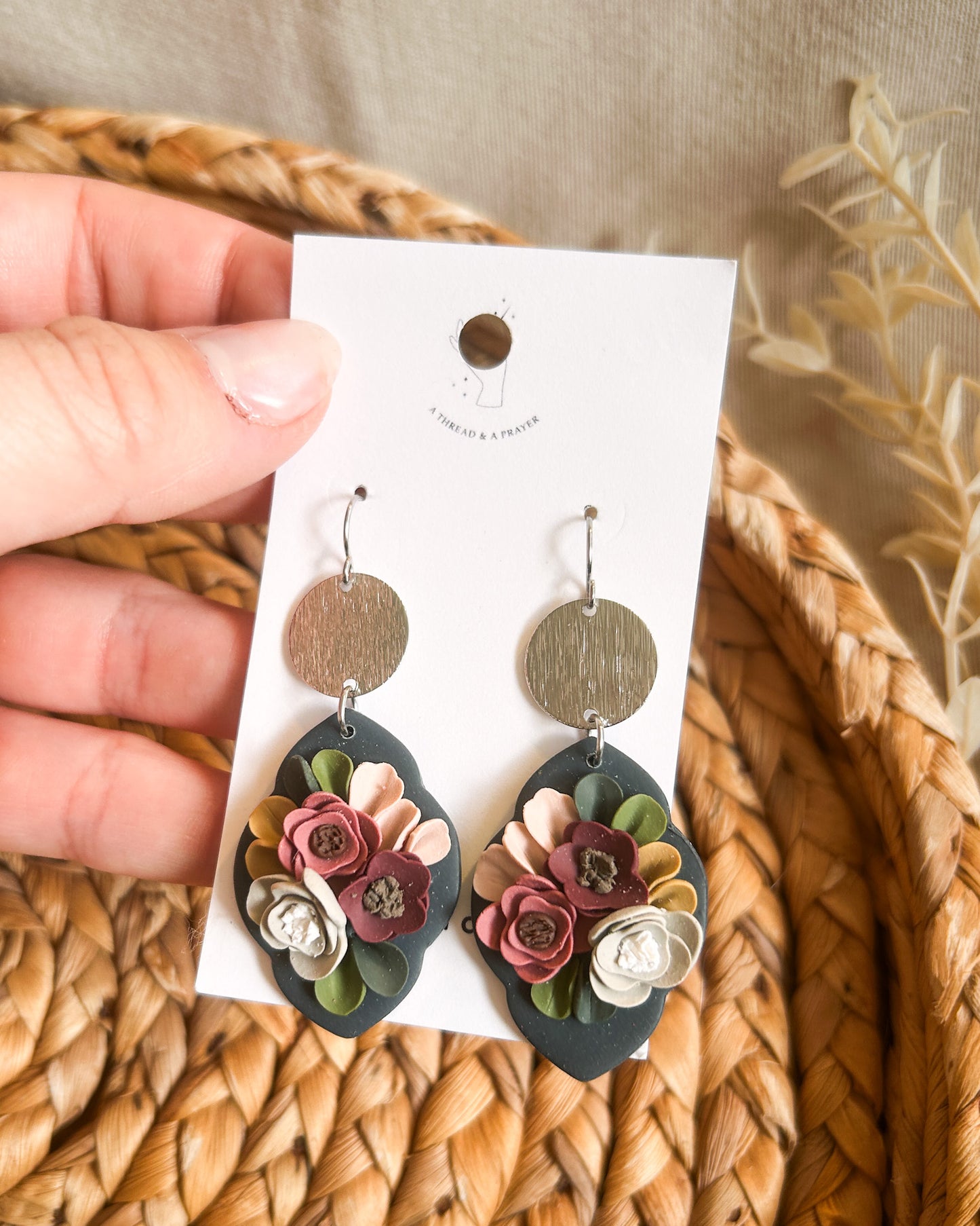 Winter Floral Earrings  | Trendy Styles | Lightweight | Flowers