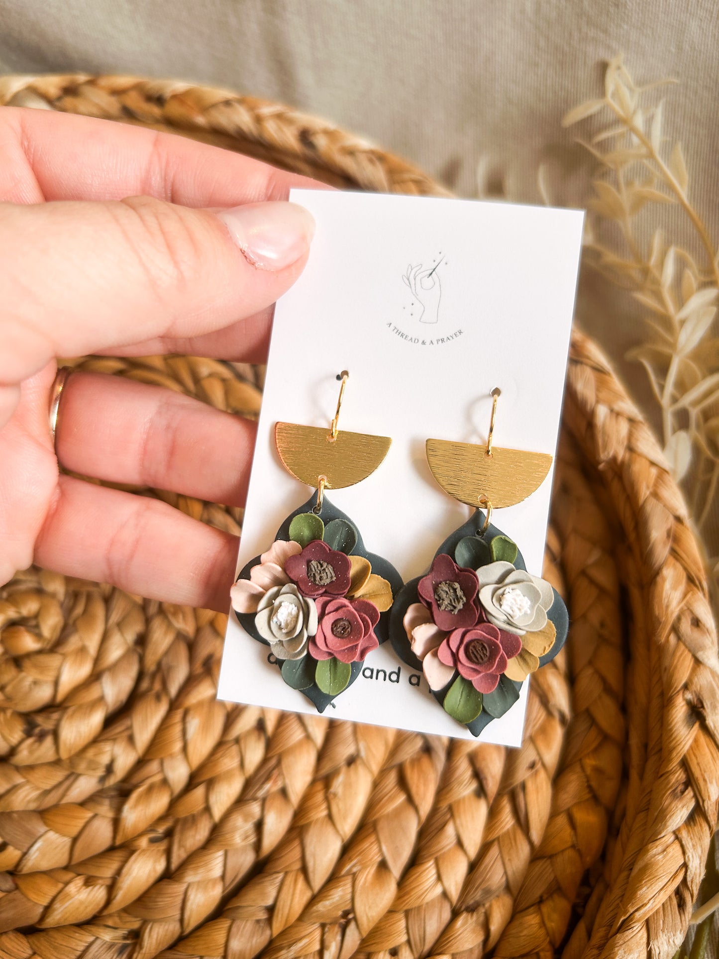 Winter Floral Earrings  | Trendy Styles | Lightweight | Flowers