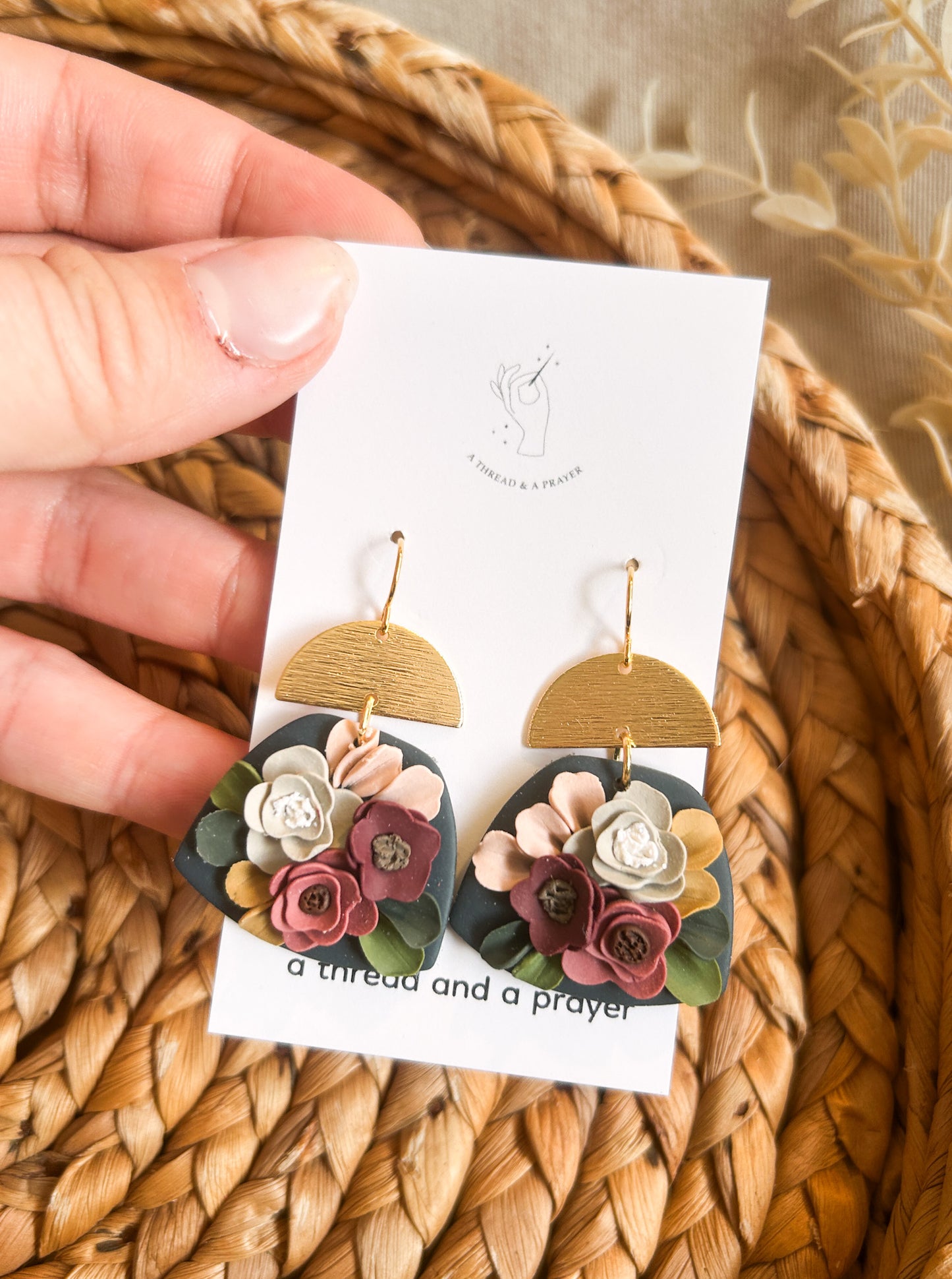 Winter Floral Earrings  | Trendy Styles | Lightweight | Flowers