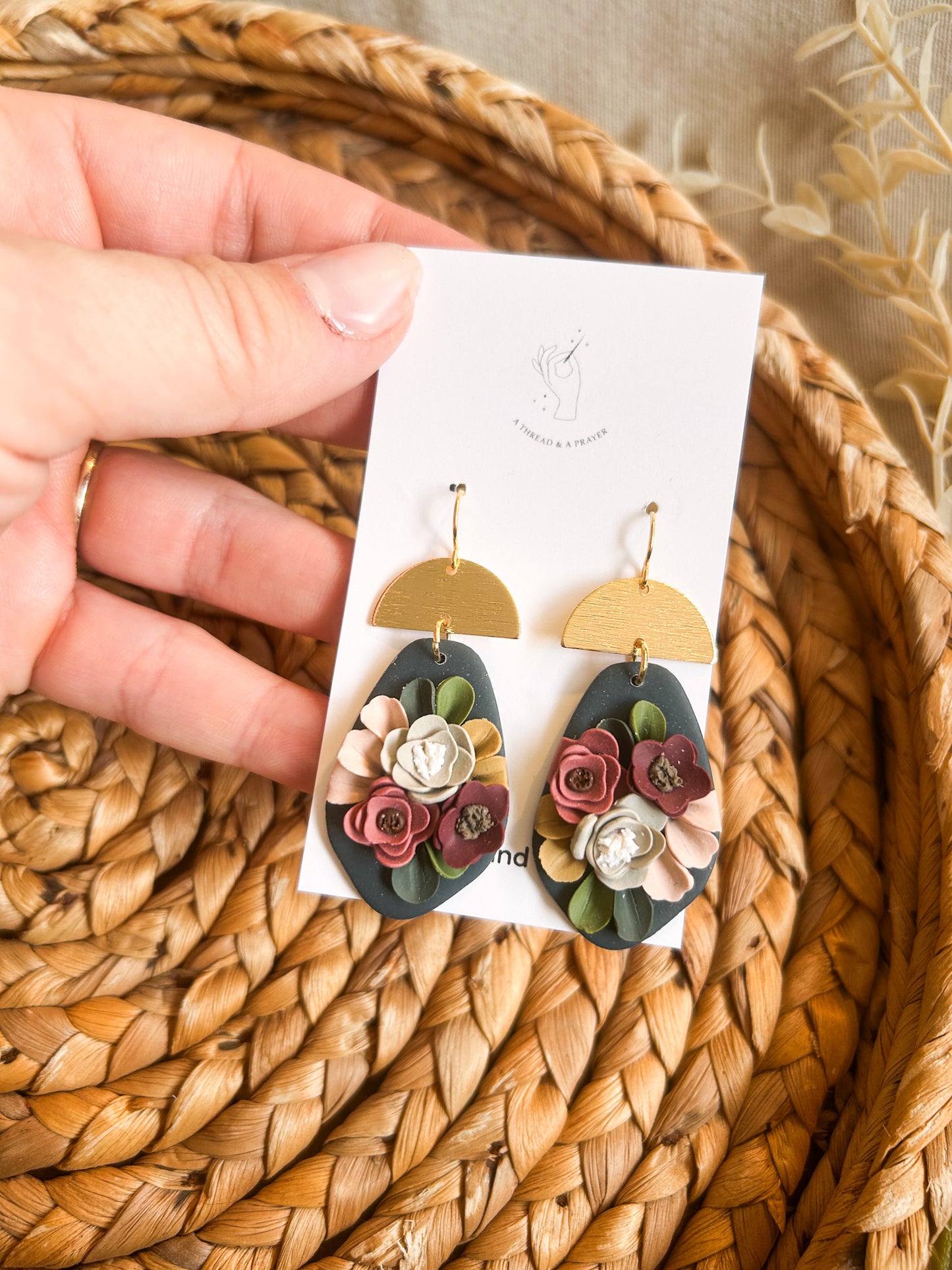 Winter Floral Earrings  | Trendy Styles | Lightweight | Flowers