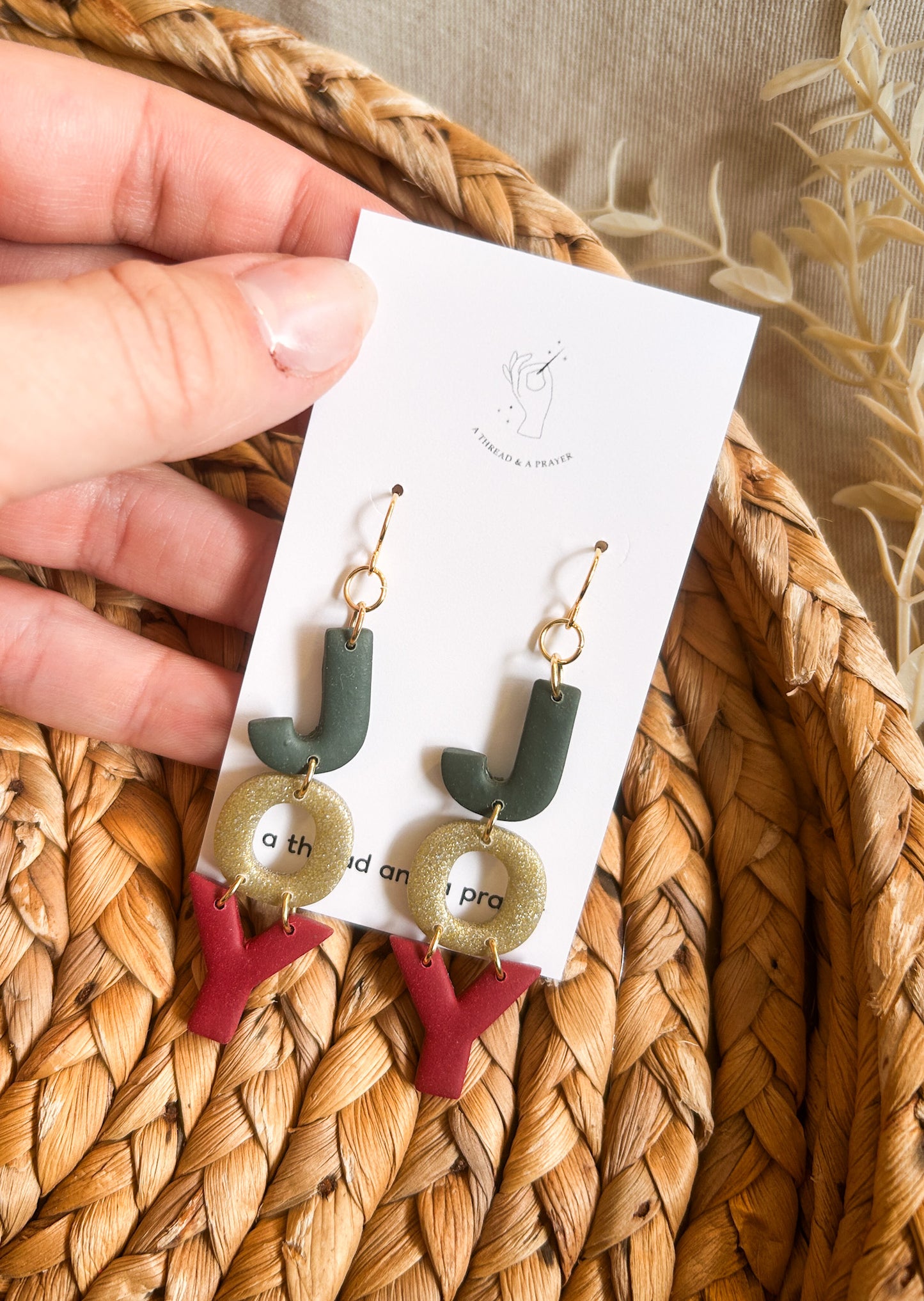 Joyful Christmas Earrings | Christmas Style | Holidays | Christmas Gifts