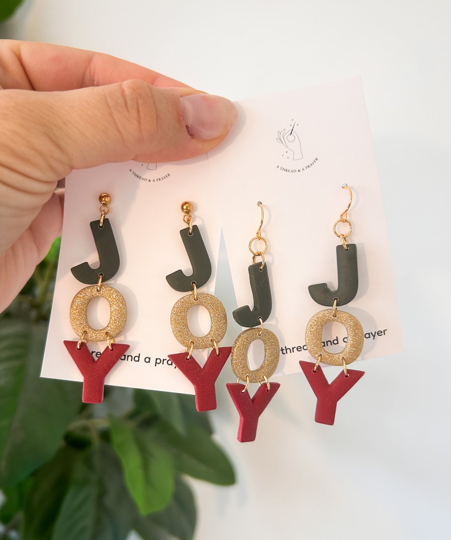 Joyful Christmas Earrings | Christmas Style | Holidays | Christmas Gifts