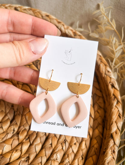 Basic Winter Earring Styles | Earth Tones | Clay Earrings | Winter Colors