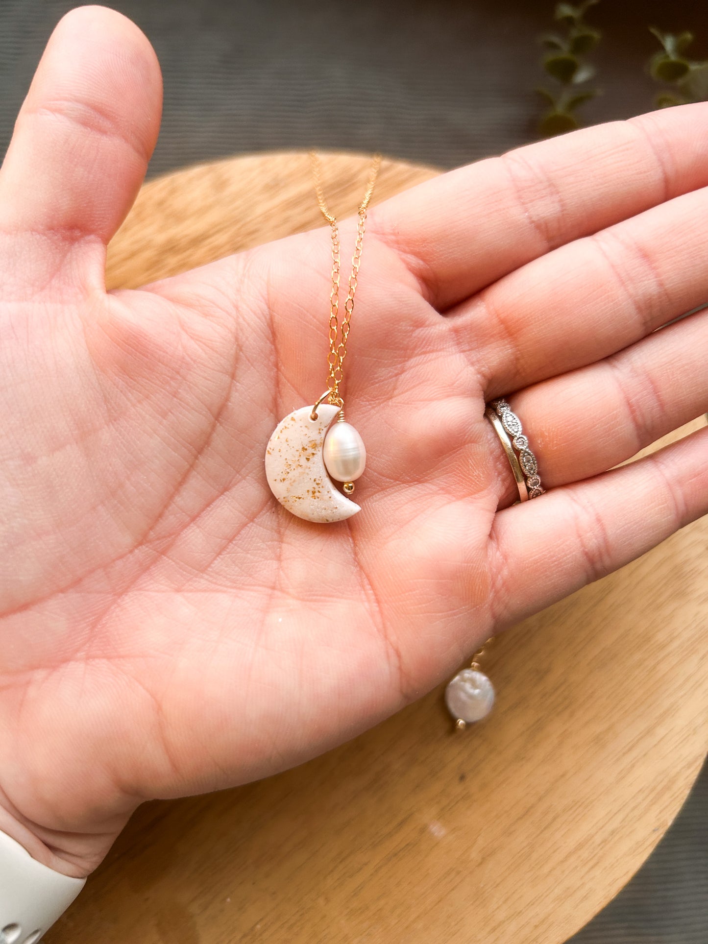 Simple and Charming Pearl Necklaces | Freshwater Pearls |  Gold Fill Necklace | 18 or 20 Inch Chain