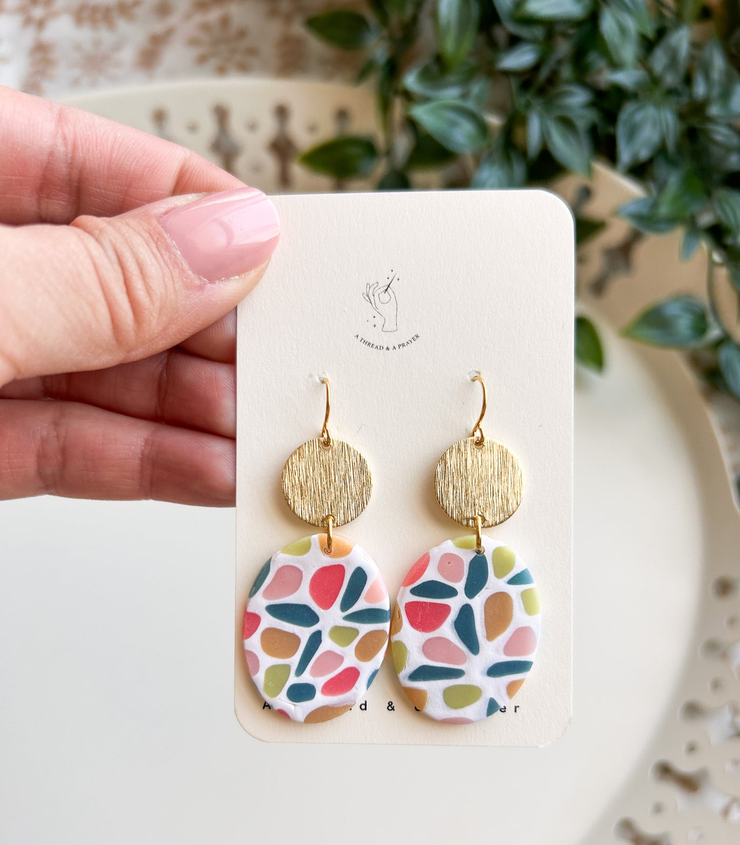 Spring Ahead Stained Glass Earrings | Spring Fashion | Neons | Statement Earrings | Lightweight