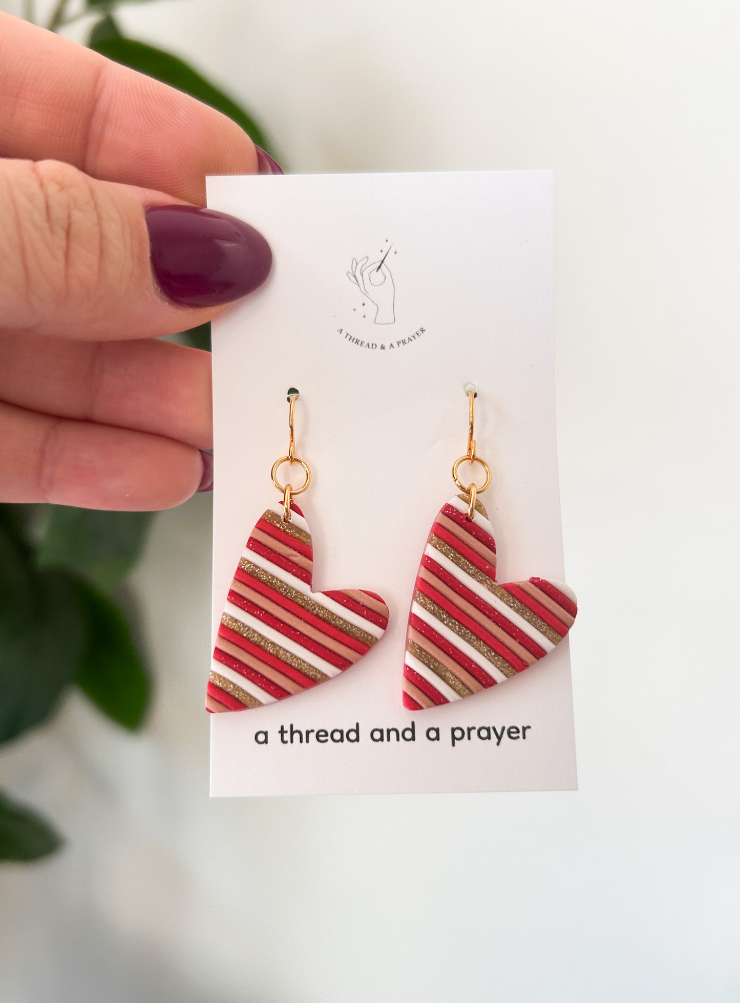 Glitter and Shine Heart Dangles | Valentine's Day | Gal Pal Gifts