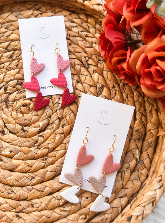 Trendy Abstract Heart Dangles | Valentine's Day | Gal Pal Gifts