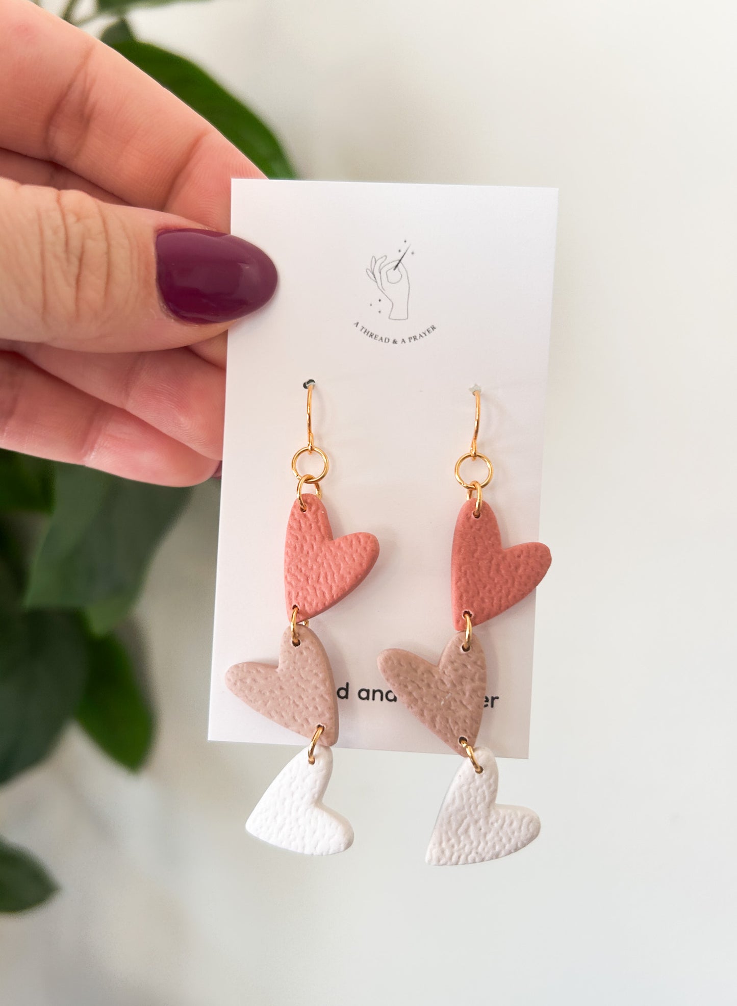 Trendy Abstract Heart Dangles | Valentine's Day | Gal Pal Gifts
