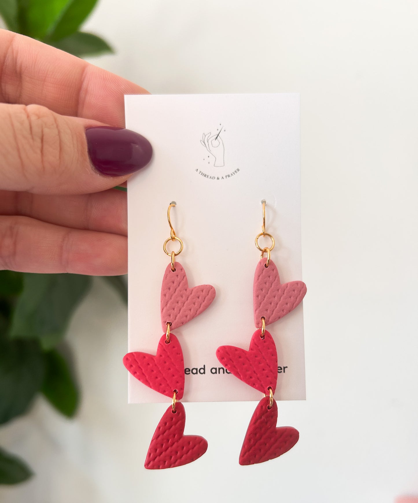 Trendy Abstract Heart Dangles | Valentine's Day | Gal Pal Gifts