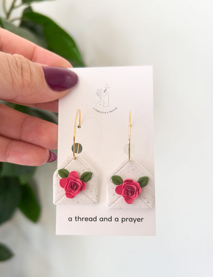 Valentine's Day Envelopes and XOXO Earrings