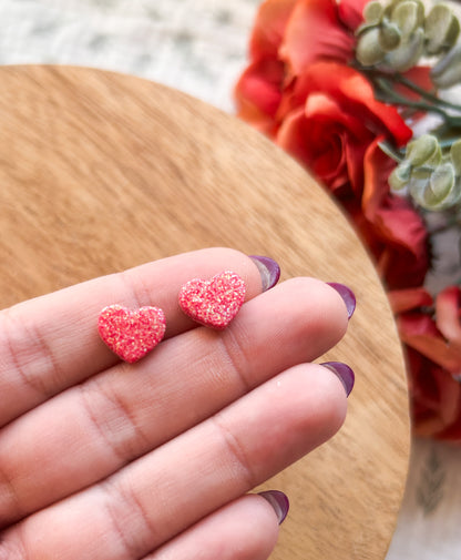 Valentines and Mardi Gras Studs