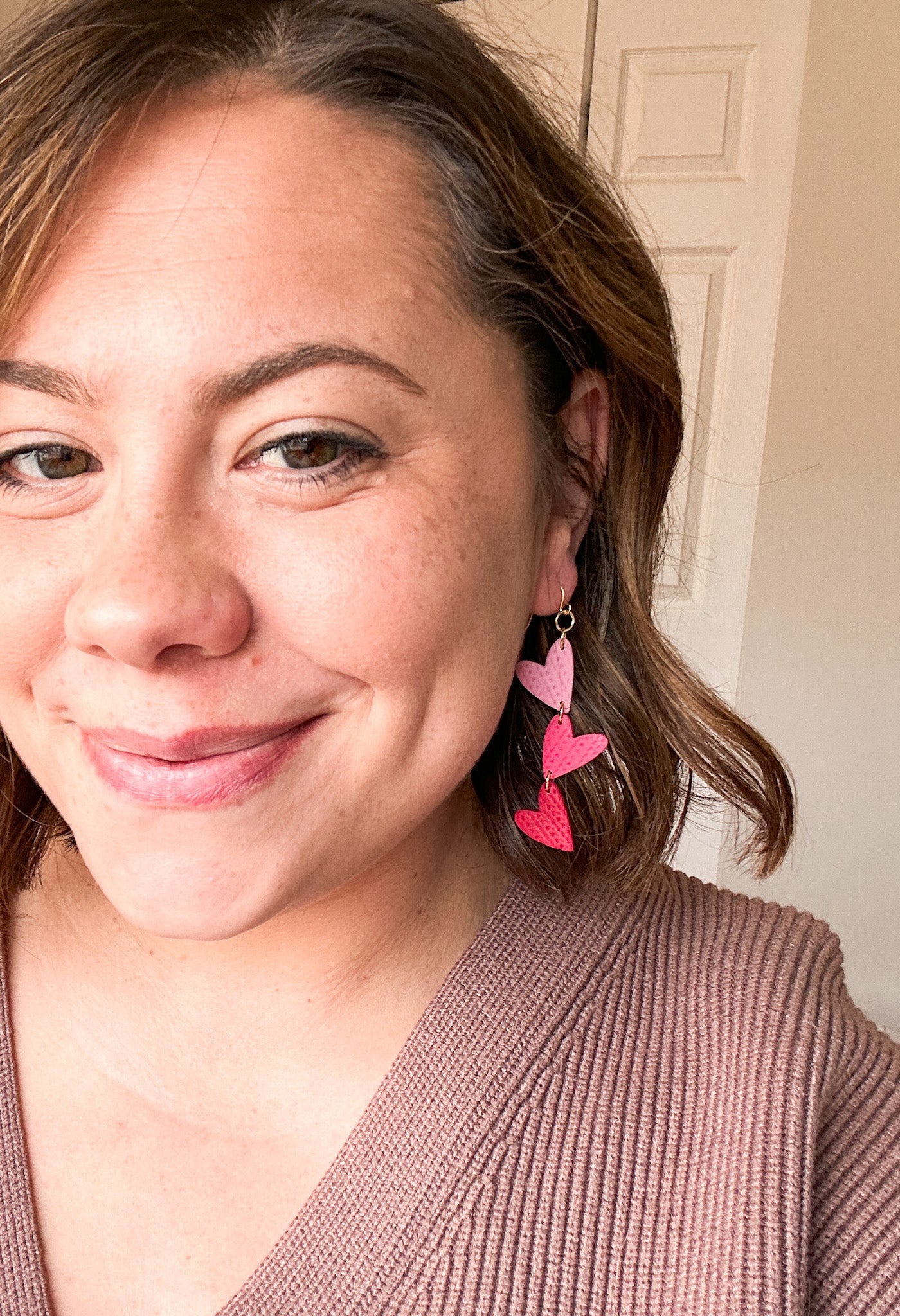 Trendy Abstract Heart Dangles | Valentine's Day | Gal Pal Gifts