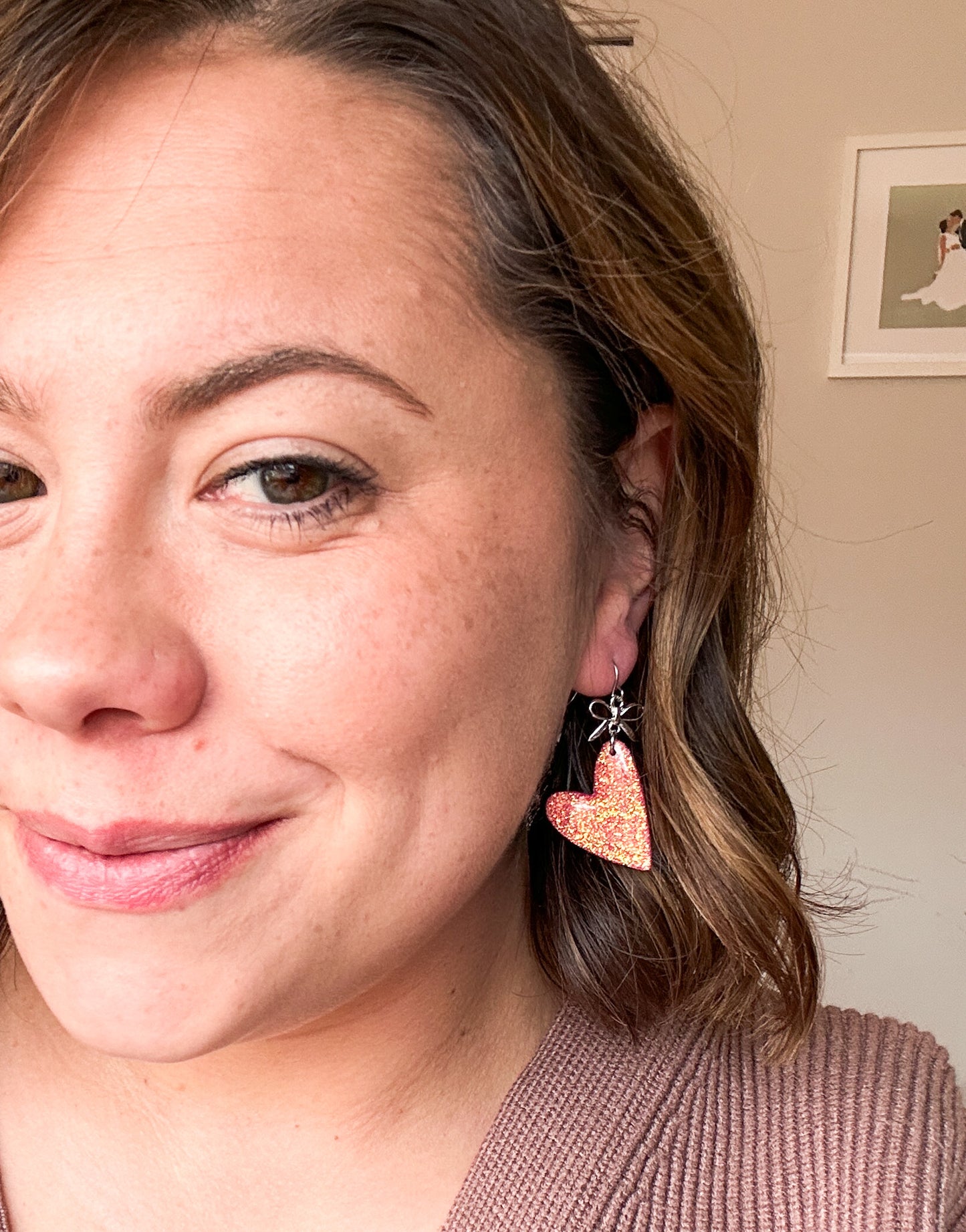 Glitter and Shine Heart Dangles | Valentine's Day | Gal Pal Gifts