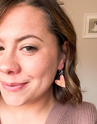 Glitter and Shine Heart Dangles | Valentine's Day | Gal Pal Gifts