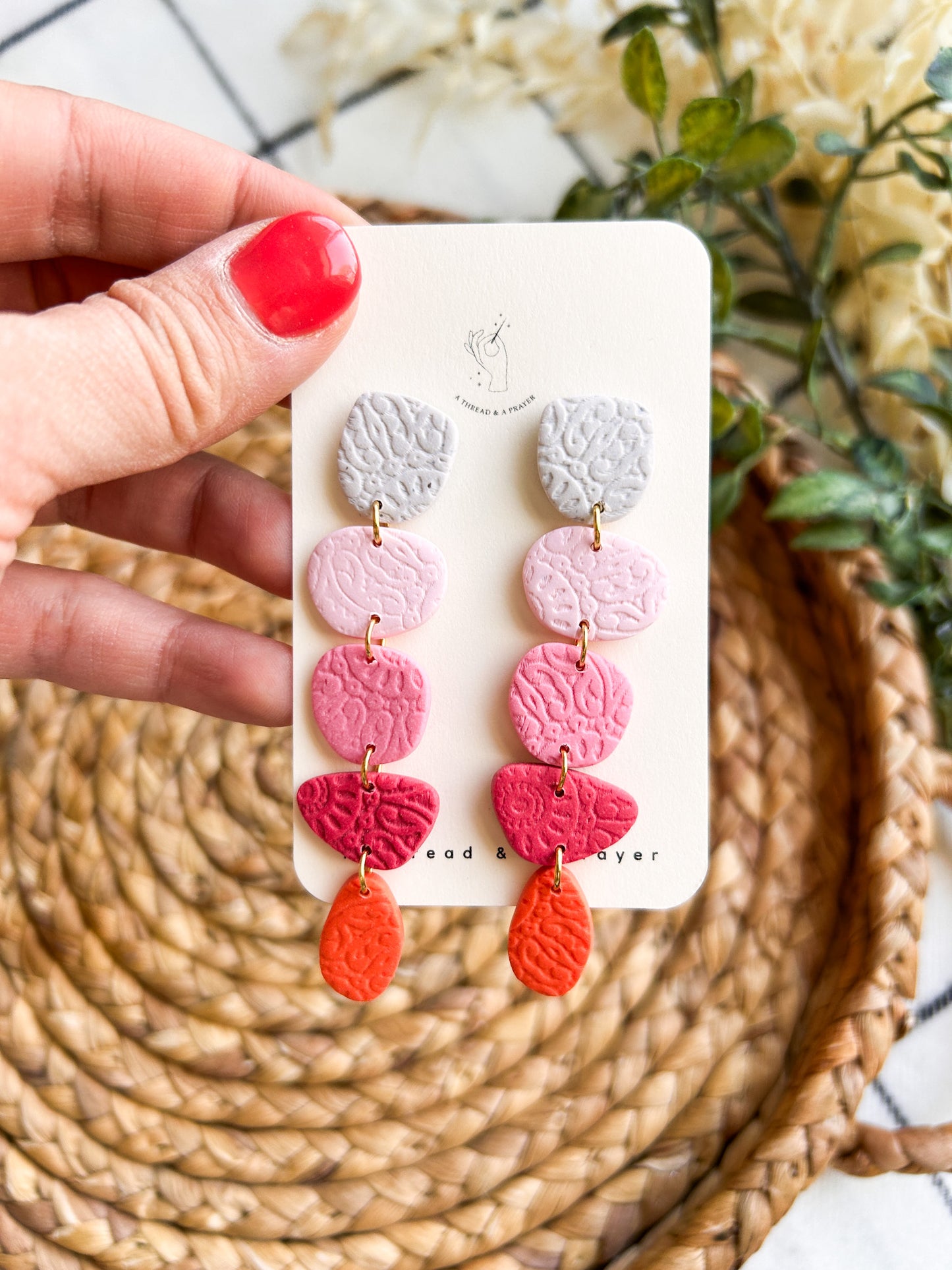 Summer in Bloom Cutie Earrings | Spring Fashion | Spring Color Earrings | Statement Earrings | Lightweight | Springy