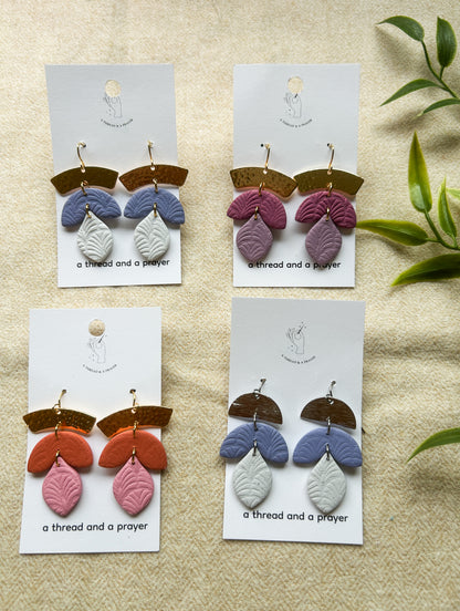 Joyful Spring Style Clay Earrings