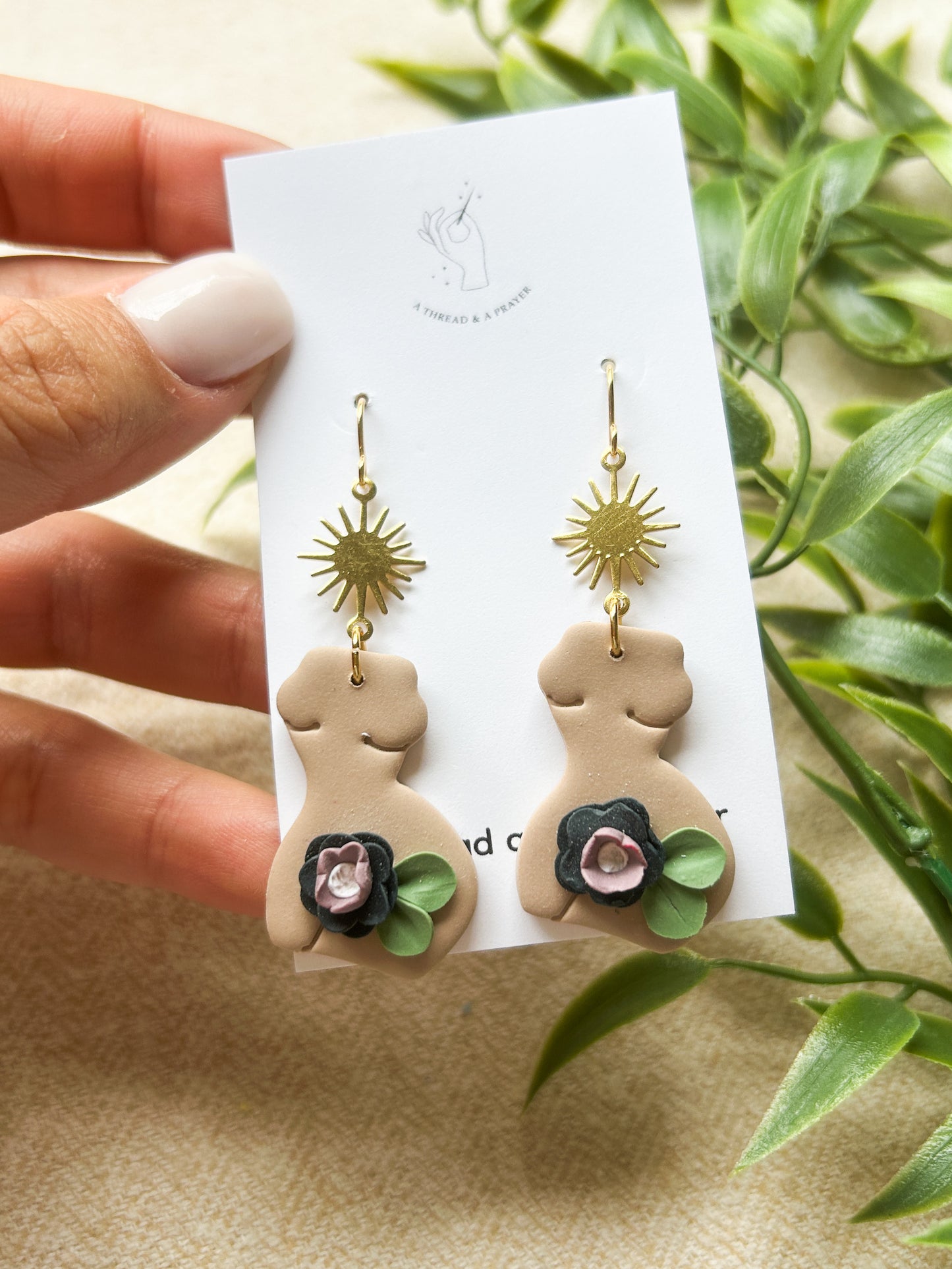 Butterflies and Boobies - Fun Spring Floral Earrings!