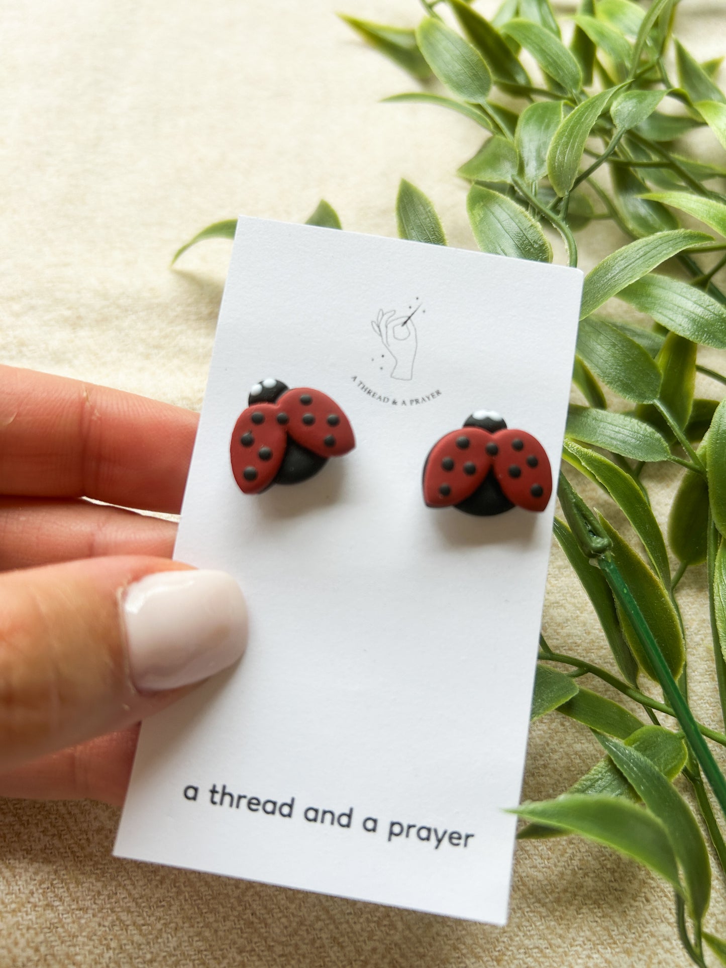 Whimsy and Joy Clay Studs for Spring!