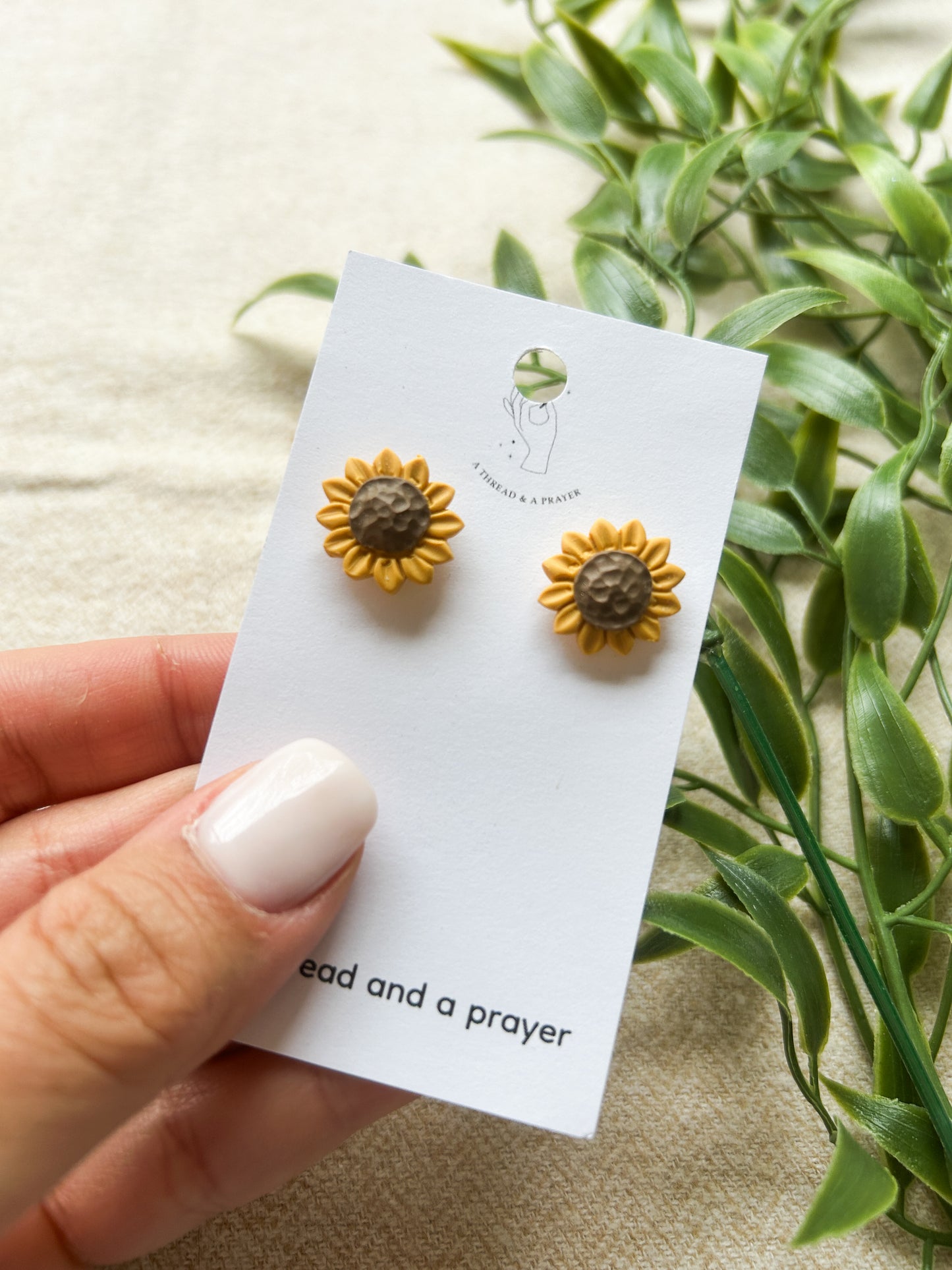 Whimsy and Joy Clay Studs for Spring!