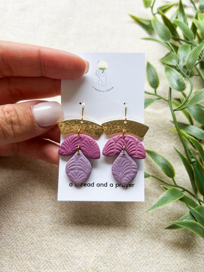 Joyful Spring Style Clay Earrings