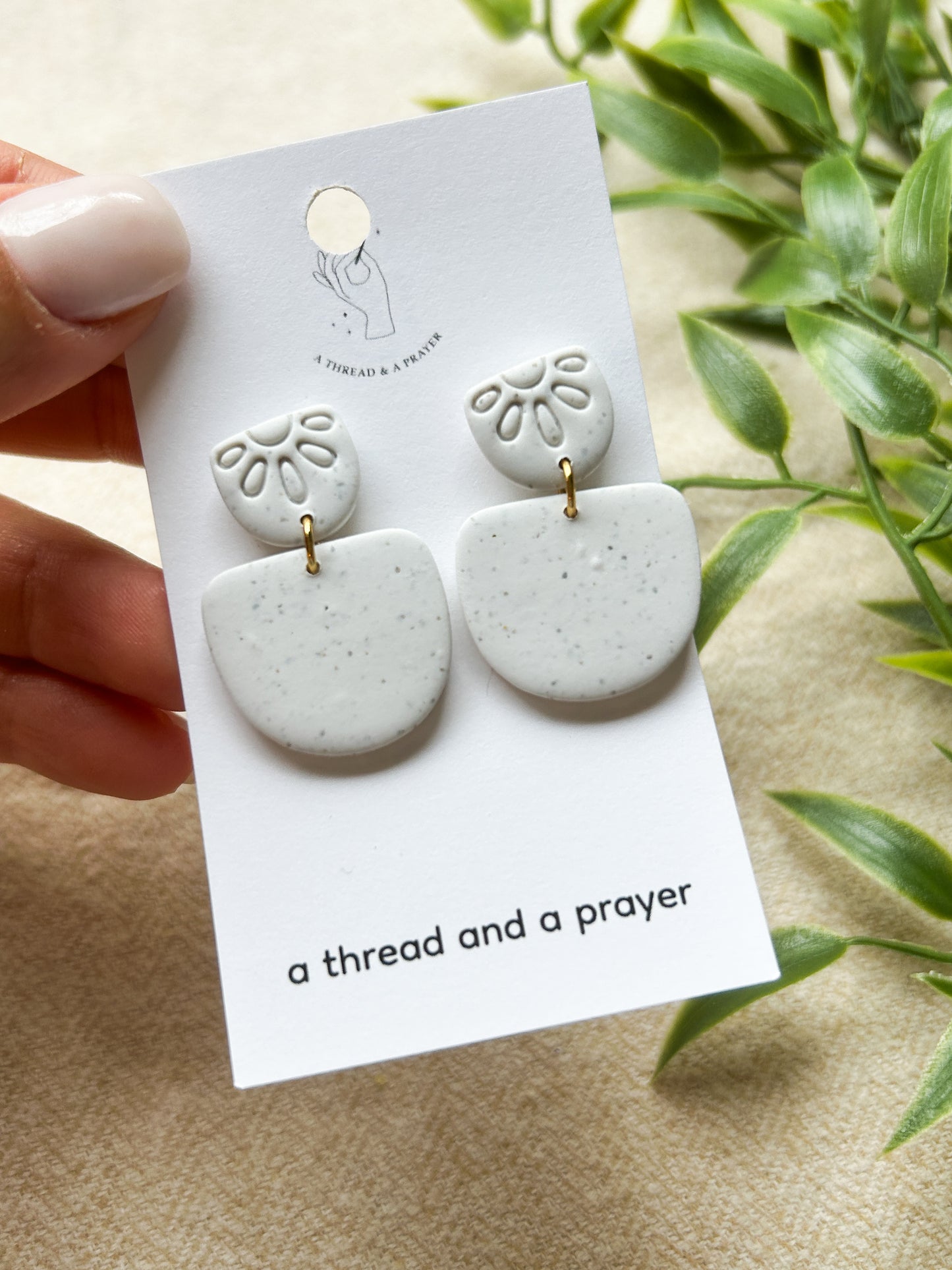 Spring Everyday Wear Clay Earrings