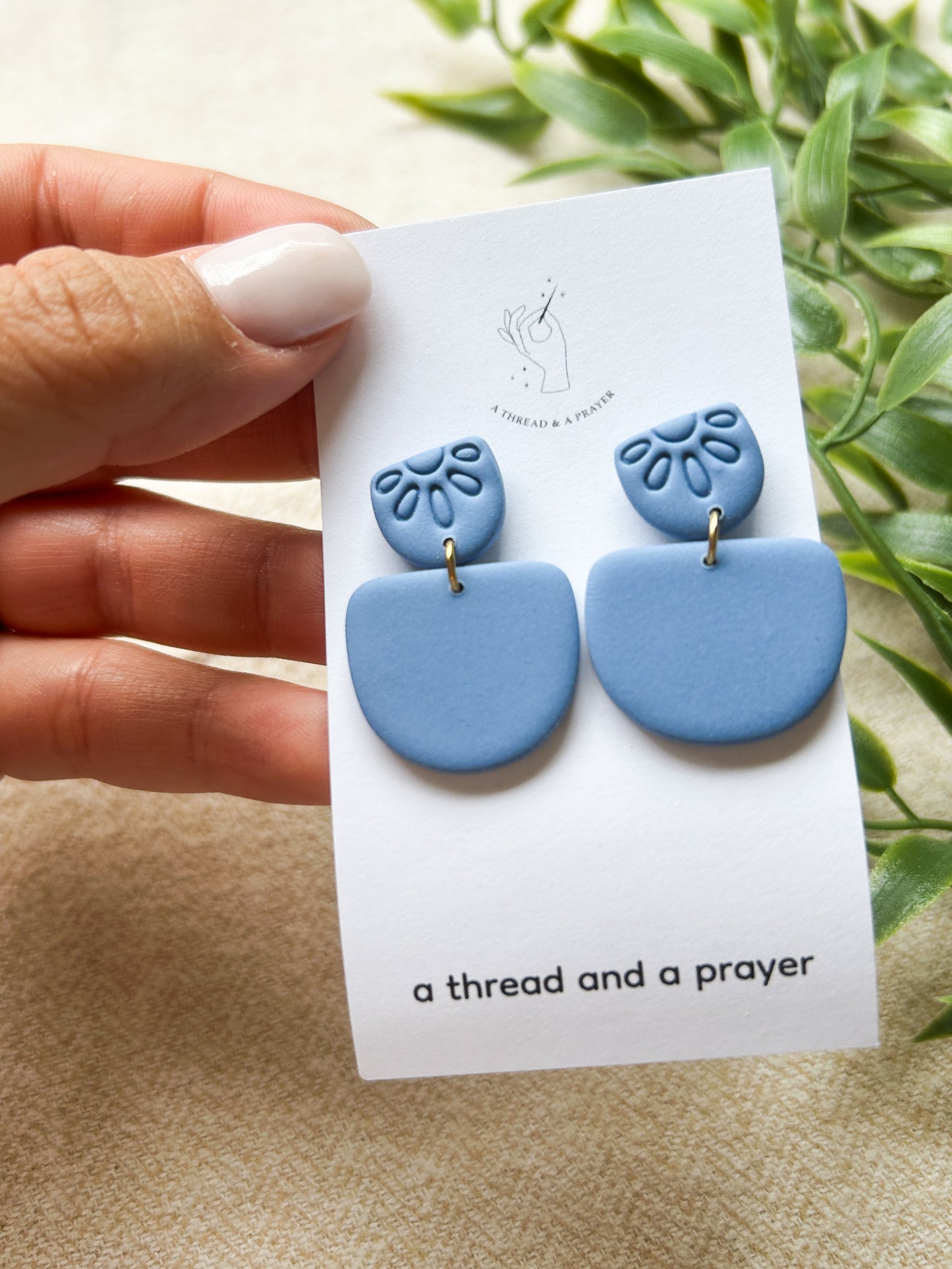 Spring Everyday Wear Clay Earrings