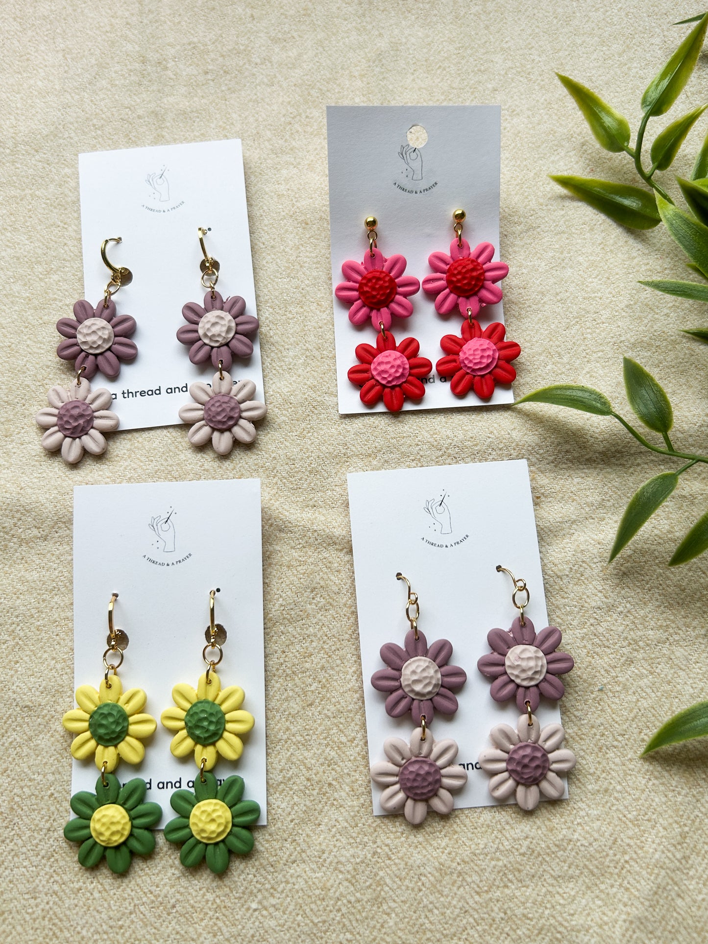 Whimsical Flower Power Earrings