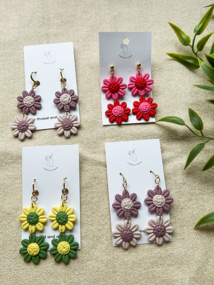 Whimsical Flower Power Earrings