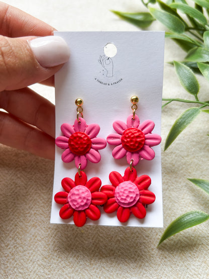Whimsical Flower Power Earrings