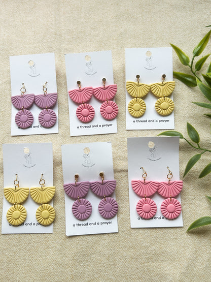Pastel Vibes Cute Clay Earrings