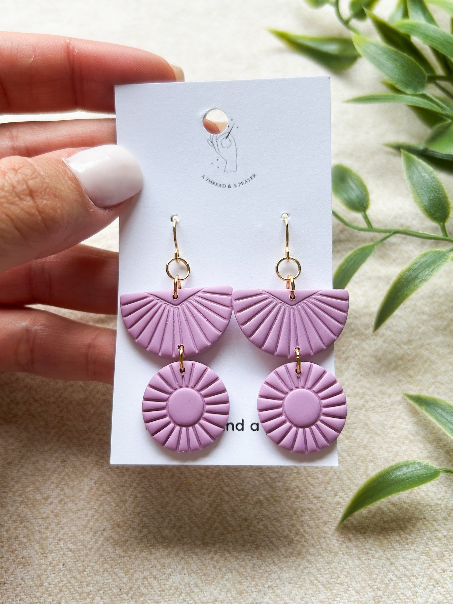 Pastel Vibes Cute Clay Earrings